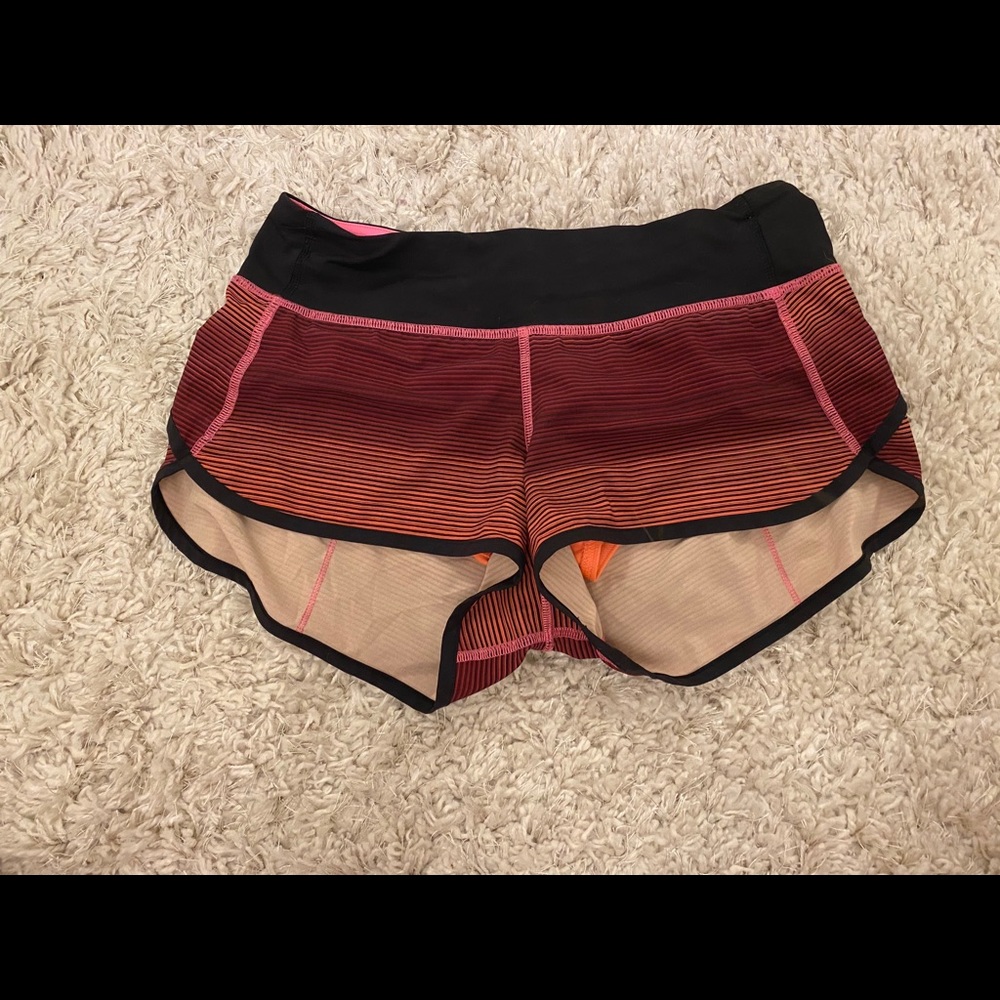 Lulu lemon speed shorts